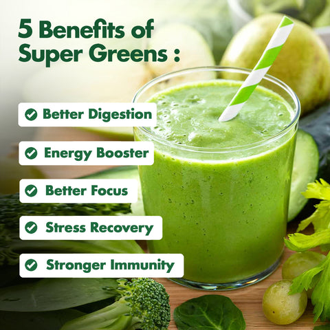 Super Greens Powder - for daily energy (one month supply)